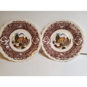 Decorative Plate - Vernon's 1860 - 4.5" - Lot of 2
